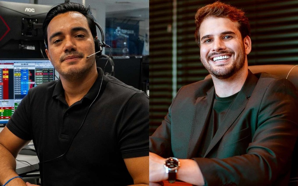 Montagem com Alison Correia e Jorge Kotz