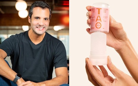 Montagem com André Piedade, ex-executivo da Forever 21, e produto da TAO DEO