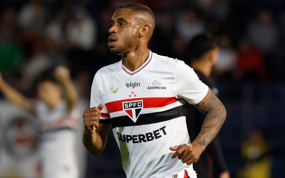 Imagem de André Silva, atacante do SPFC