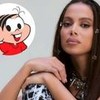 Anitta e personagem Mônica, de Mauricio de Sousa