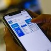 Aplicativo da Caixa aberto no celular