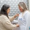 Valquiria da Rosa Borges de Souza, cuidadora de idosos na 3i Residencial Sênior