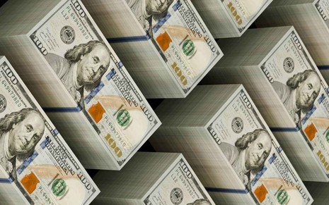 Imagem de cédulas de dólar