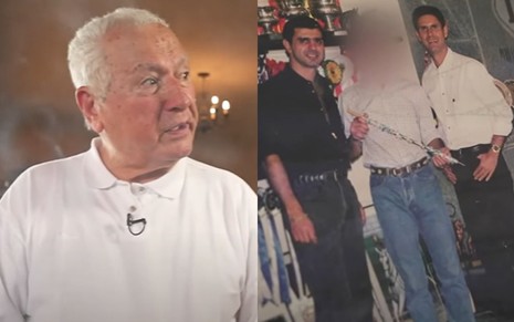 Ernesto Iannoni, fundador da Flexform, e os filhos Marco e Pascoal