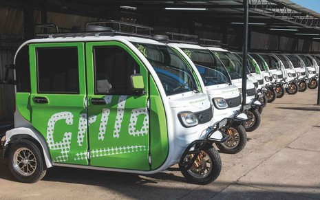 Minitrucks elétricos da Grilo Mobilidade