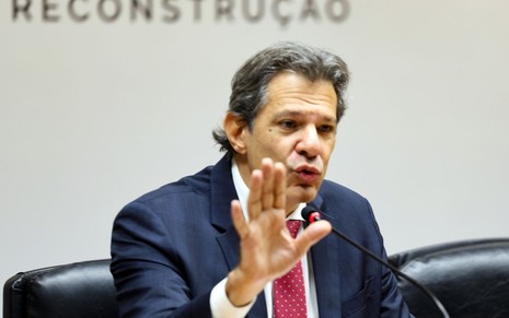 Fernando Haddad, durante divulgação dos dados do Relatório de Avaliação de Receitas e Despesas Primárias do 2º bimestre de 2025