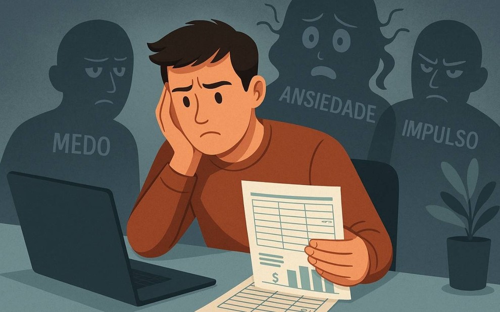 Medo, ansiedade e impulso: os três sabotadores invisíveis do seu planejamento financeiro