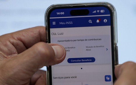 Imagem do aplicativo do Meu INSS
