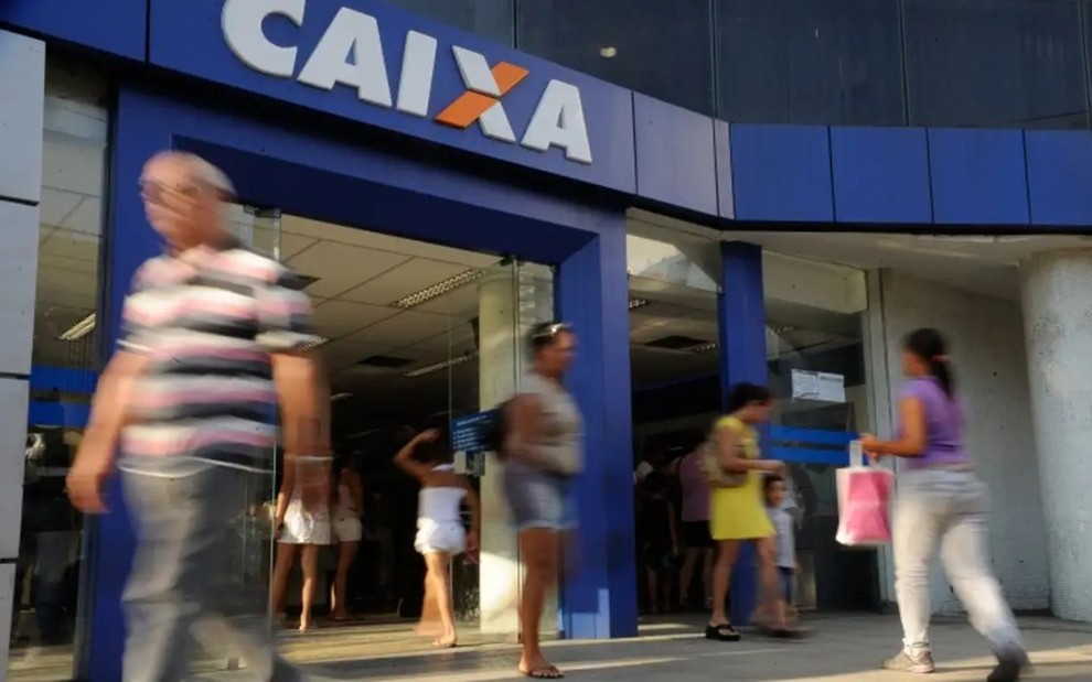 Imagem de agência da Caixa