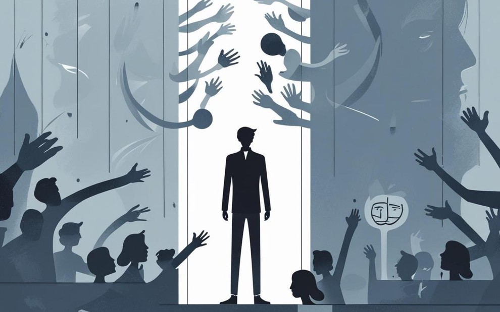 Ilustração gerada por inteligência artificial exemplifica paralelo vivenciado pelos líderes