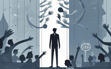 Ilustração gerada por inteligência artificial exemplifica paralelo vivenciado pelos líderes