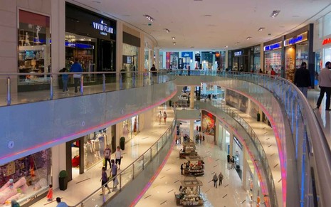 Lojas em shopping center