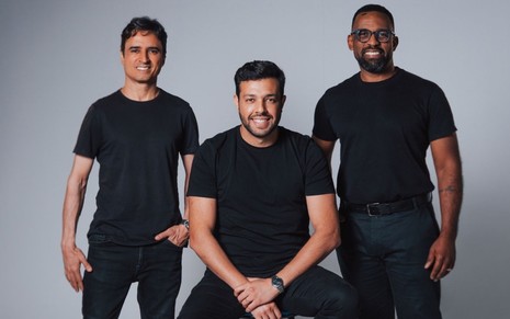 Silvânio Azevedo, Jorge Melo e Victor Duarte, sócios da Magna
