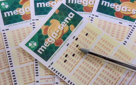 Folheto das loterias feitas pela Caixa