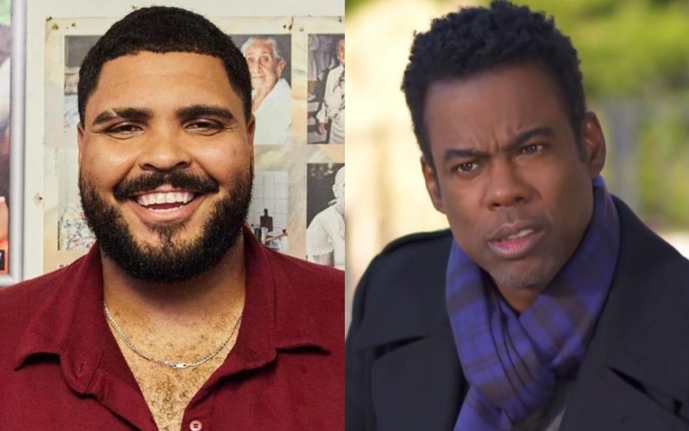Montagem com Paulo Vieira e Chris Rock