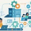 Comparação entre uma PME desorganizada e outra com processos otimizados e integrados.
