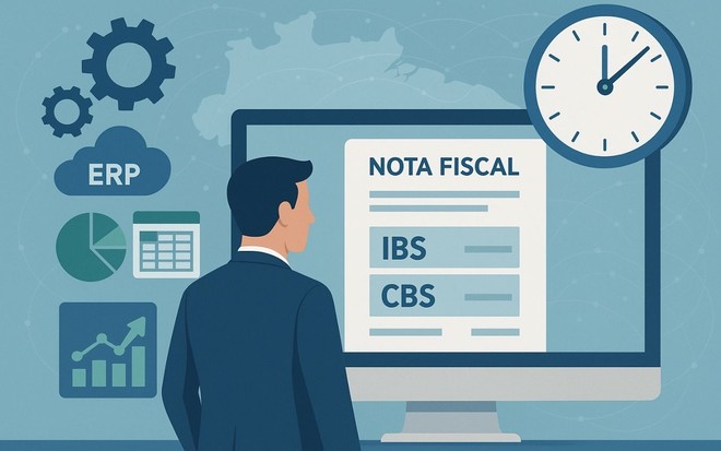 Ilustração mostra mudanças na Nota Fiscal com Reforma Tributária