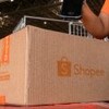 Caixa de entrega da Shopee