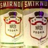 Garrafas de Smirnoff