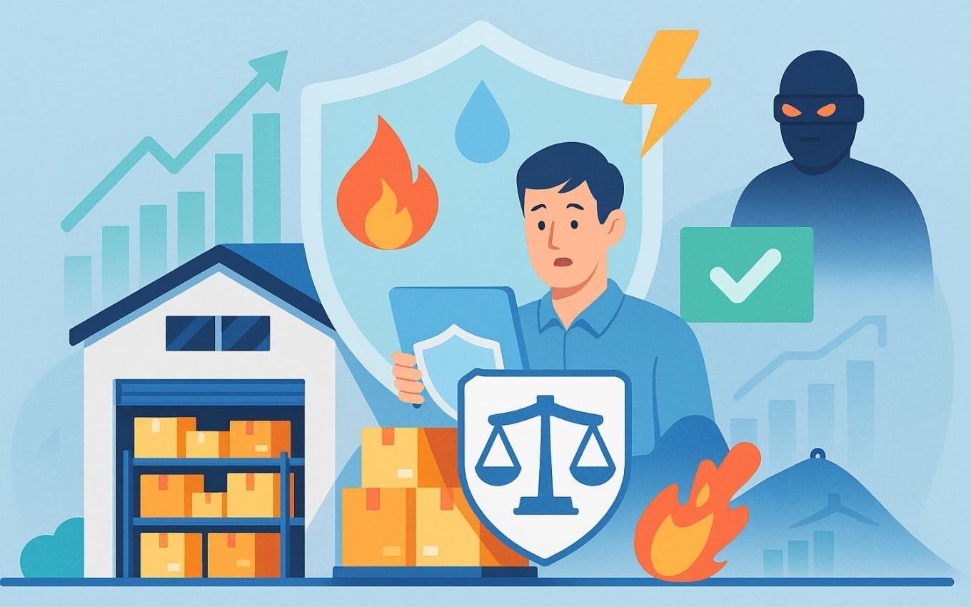 Como o seguro empresarial pode salvar seu negócio de roubos e incêndios
